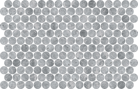 Round Silver Matte