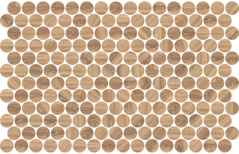 Round Wood Capri Light
