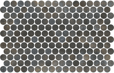 Round Textile Denim
