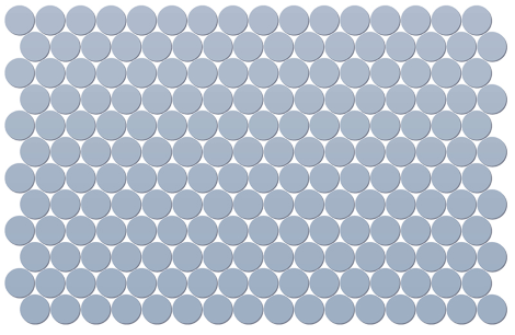 Round Neostone Light Blue