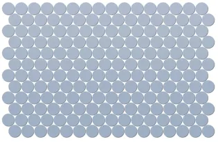 Round Neostone Light Blue