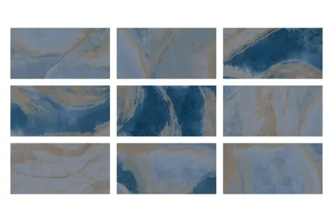 Azulejo de porcelana Vision Ocean Blue
