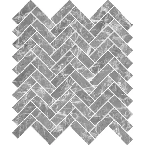 Herringbone Grey Marble