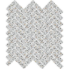 Herringbone Terazzo Grey