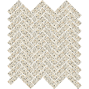 Herringbone Terazzo Beige