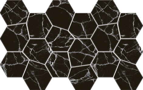 Hexa Mega Air Black Marble