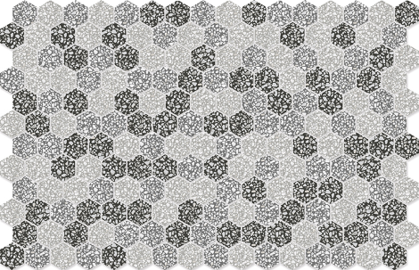 Hexa Terazzo Blend Light Grey